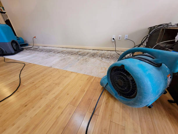 Professional Flood Damage Cleanup technician working in Cushing, OK